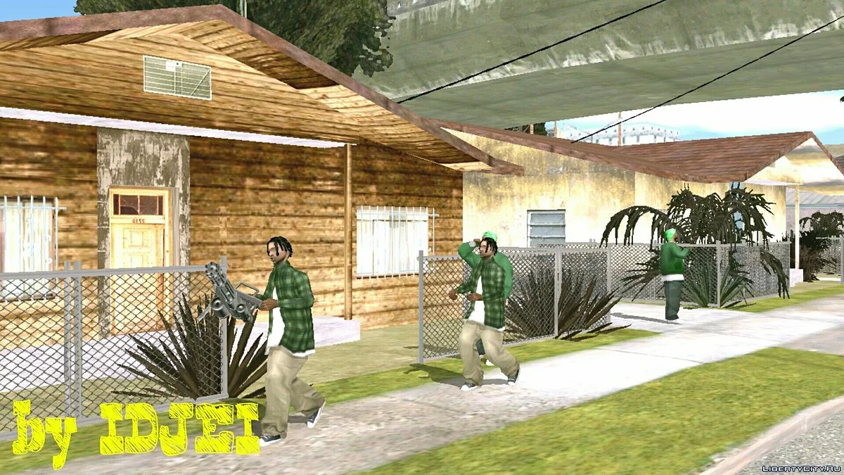 Нові зброї банд / GTA San Andreas (iOS, Android)