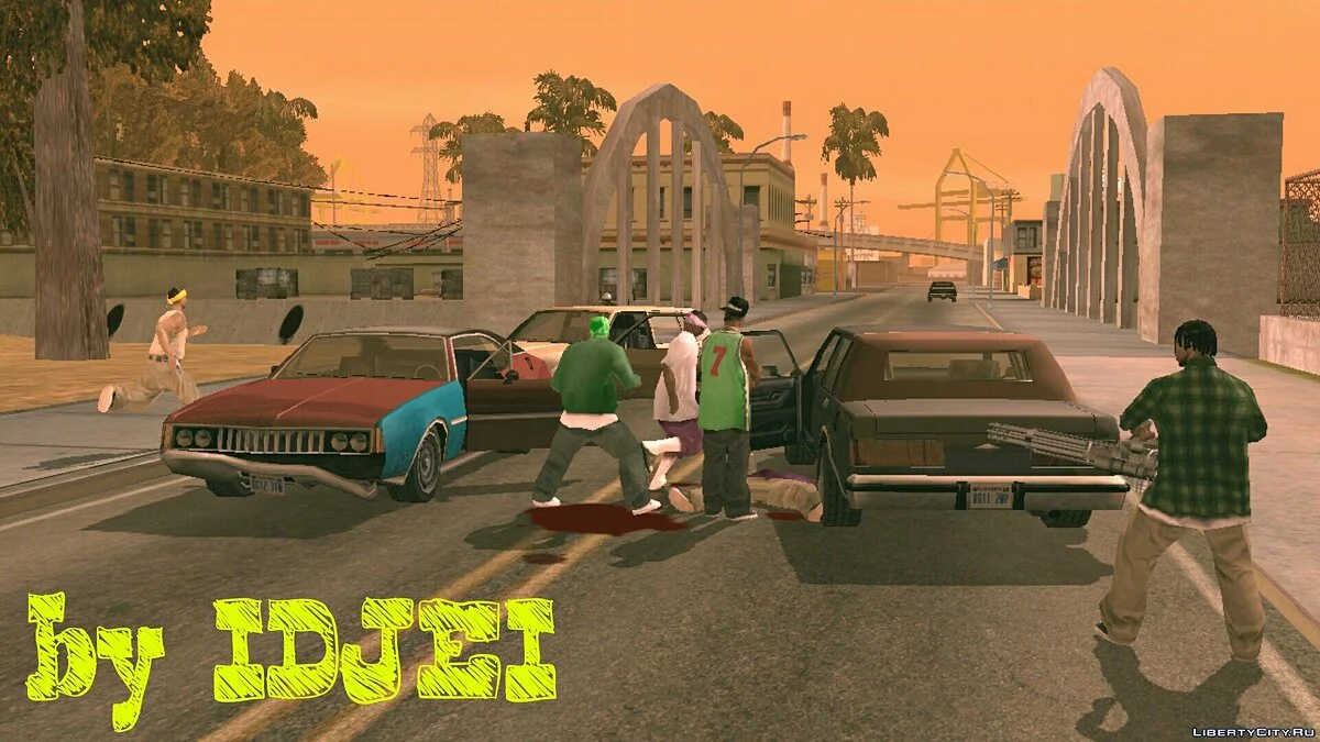 Нові зброї банд / GTA San Andreas (iOS, Android)