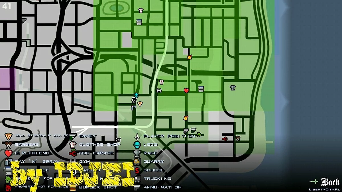 مجنون في أيدلوود / GTA سان أندرياس (iOS، أندرويد)