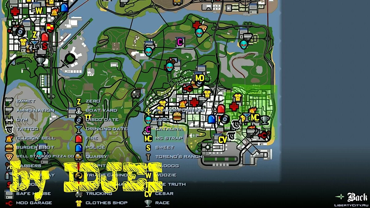 Психи в селах San Andreas / GTA San Andreas (iOS, Android)