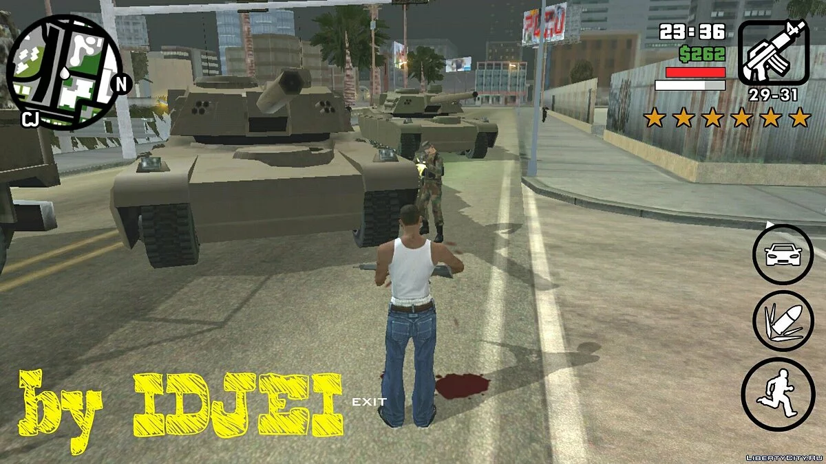 Xp and Armor Pulsator / GTA San Andreas (iOS, Android)