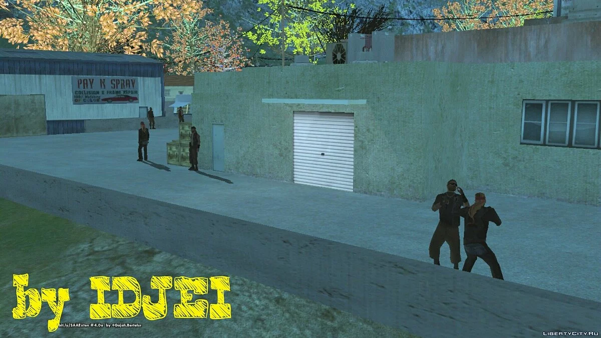 Biker Base in Dillimore / GTA San Andreas (iOS, Android)