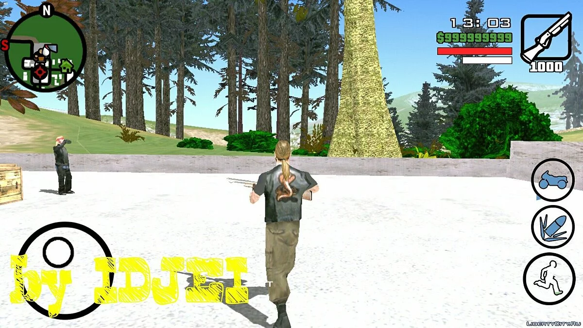 Biker Base in Dillimore / GTA San Andreas (iOS, Android)