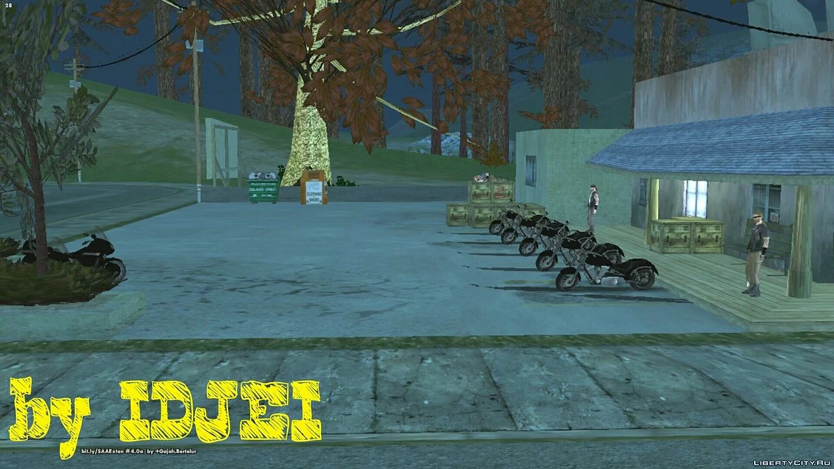Biker Base in Dillimore / GTA San Andreas (iOS, Android)