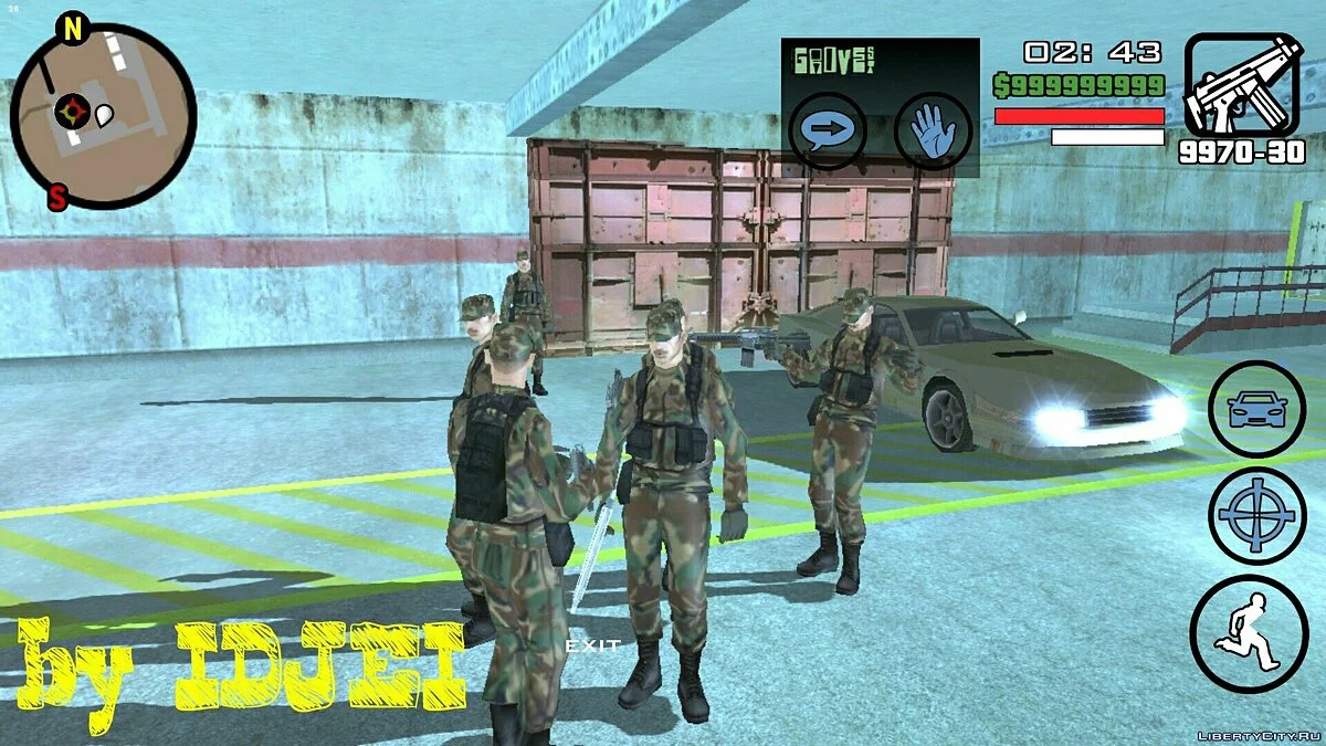 Working in the Army (Area 51) / GTA San Andreas (iOS, Android)