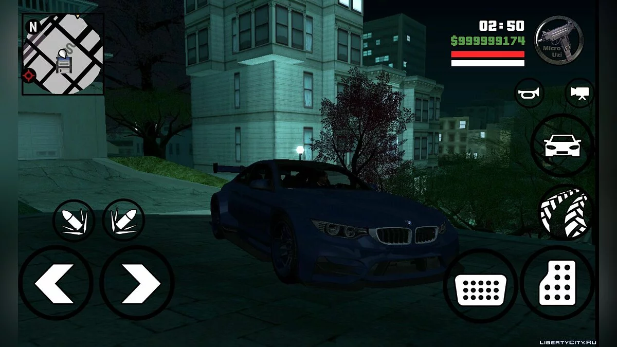 Contrôle des phares / GTA San Andreas (iOS, Android)