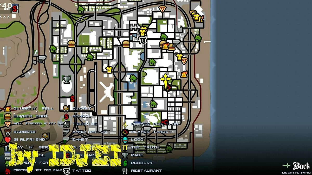 Entrada a Pay 'n' Spray en LV / GTA San Andreas (iOS, Android)