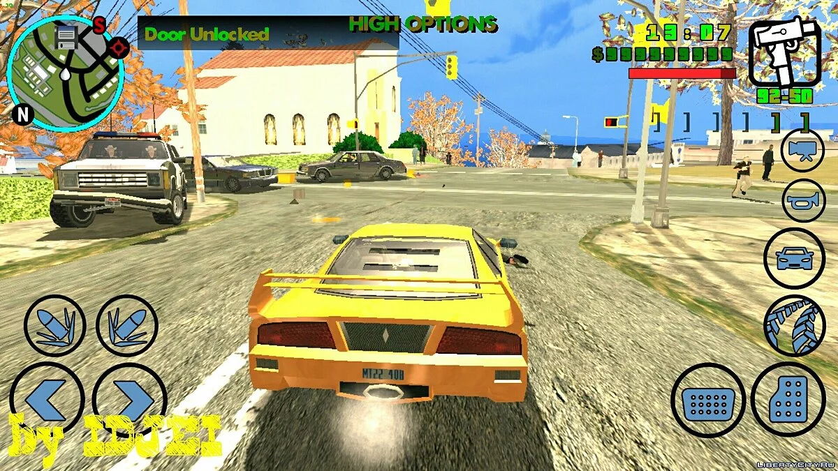 Fechar portas do carro / GTA San Andreas (iOS, Android)