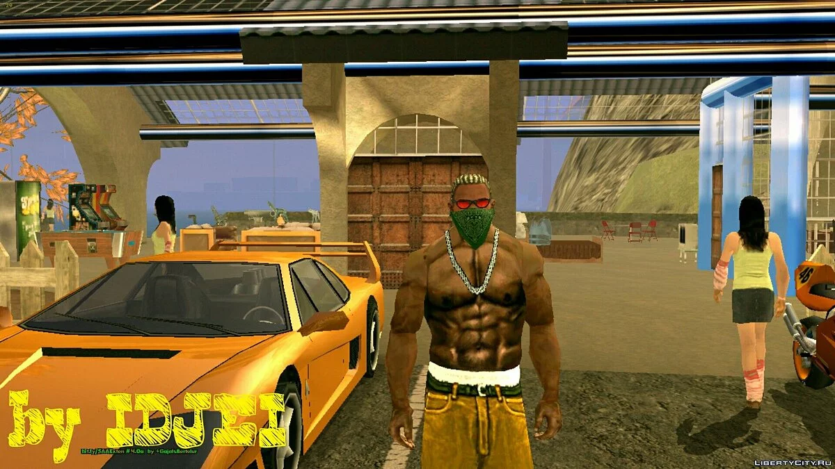 绿色围巾所有色调 / GTA San Andreas (iOS, Android)