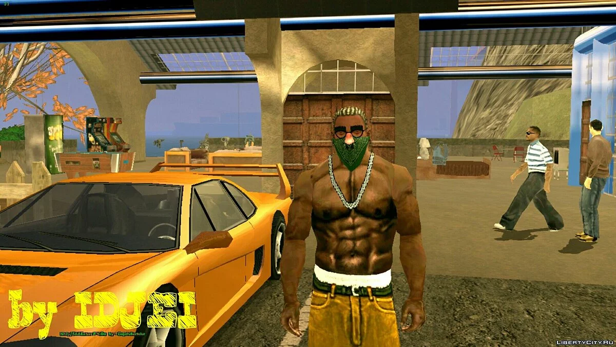绿色围巾所有色调 / GTA San Andreas (iOS, Android)