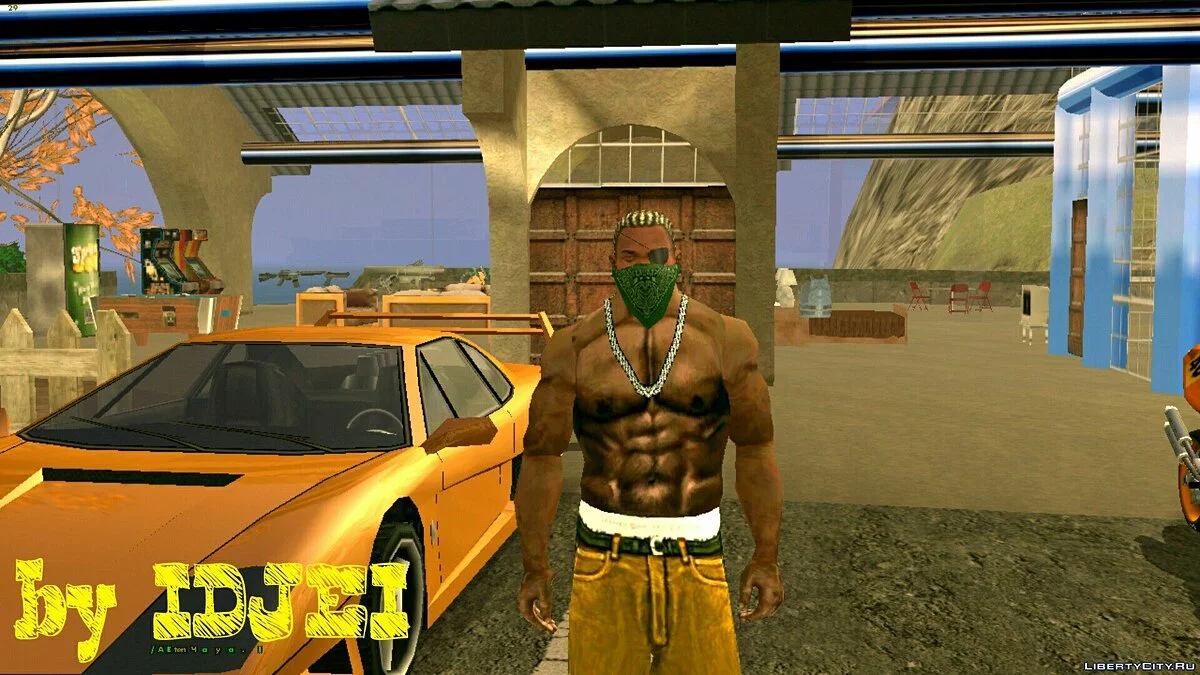 绿色围巾所有色调 / GTA San Andreas (iOS, Android)