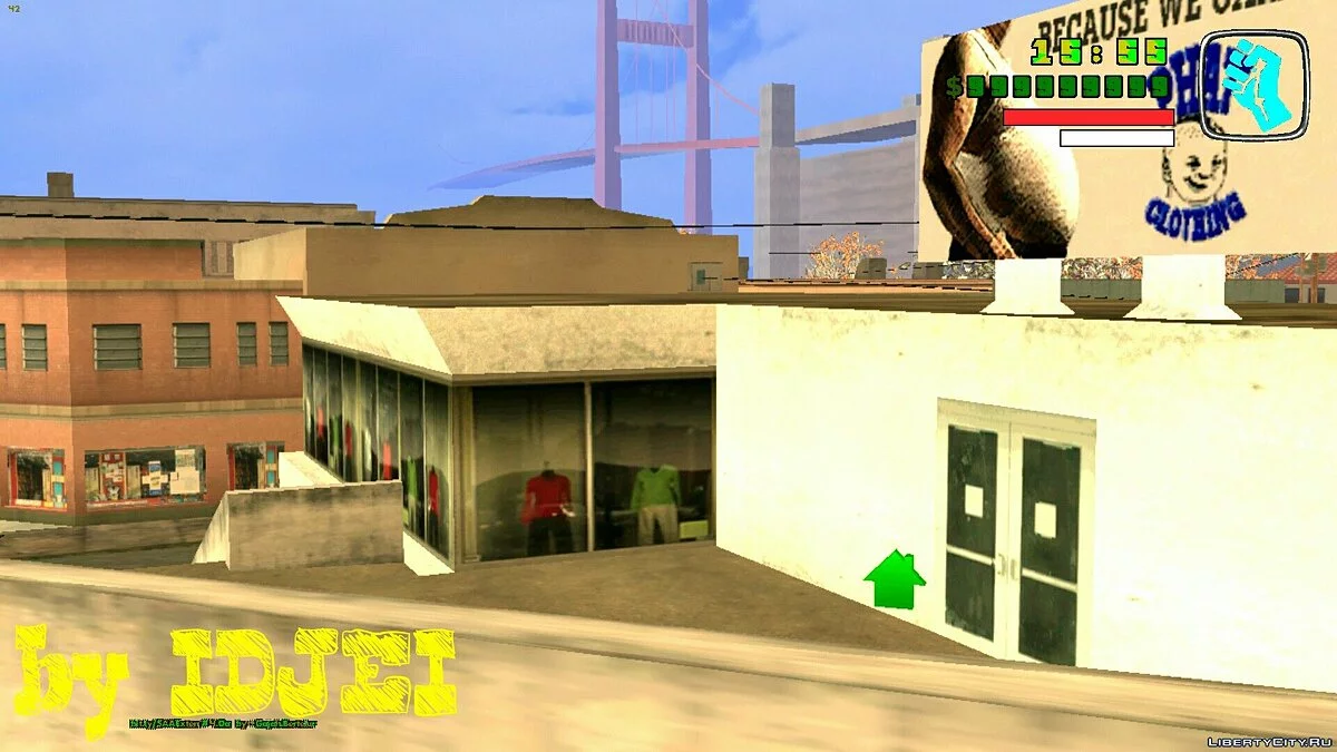 Magasin de vêtements haut de gamme à Bayside / GTA San Andreas (iOS, Android)