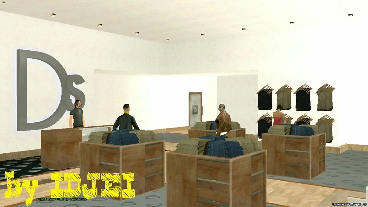 Magasin de vêtements haut de gamme à Bayside / GTA San Andreas (iOS, Android)