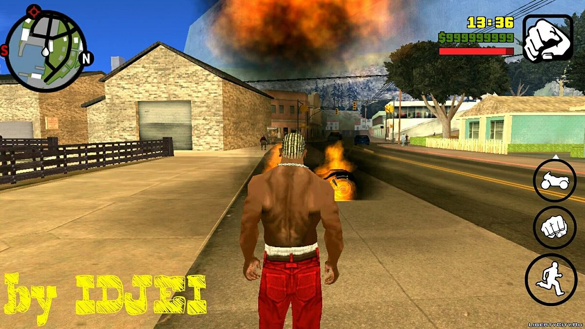 دراجة شبحية / GTA سان أندرياس (iOS، أندرويد)