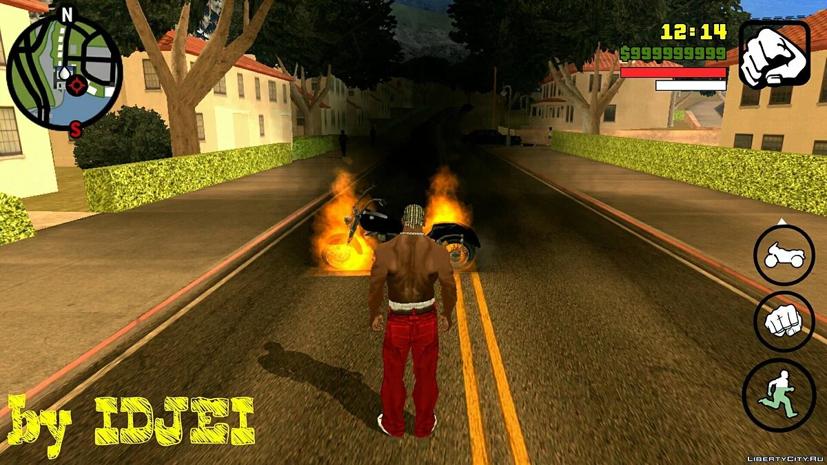 دراجة شبحية / GTA سان أندرياس (iOS، أندرويد)