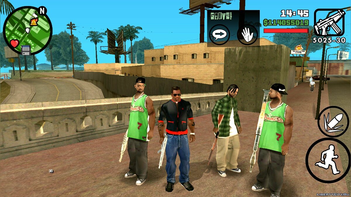 Download Gang weaponry for GTA San Andreas (iOS, Android)