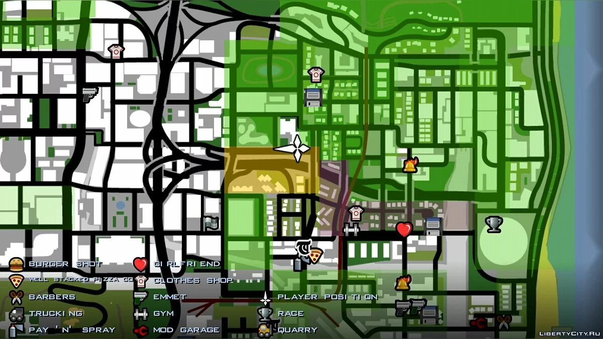 Rezone Territory (Android) / GTA San Andreas (iOS, Android)