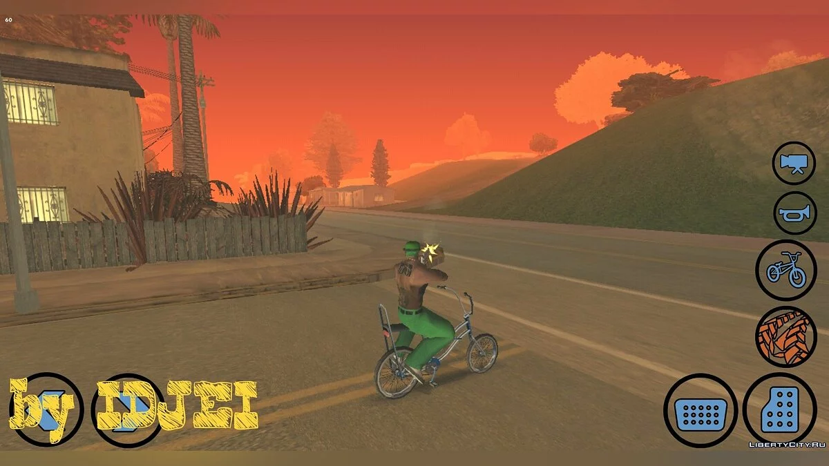 Shoot from the car / GTA San Andreas (iOS, Android)