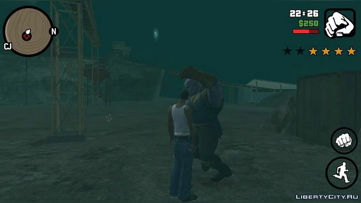 Confronto com Thanos / GTA San Andreas (iOS, Android)