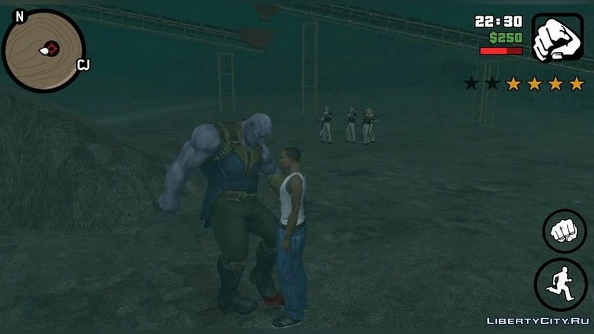 Confronto com Thanos / GTA San Andreas (iOS, Android)