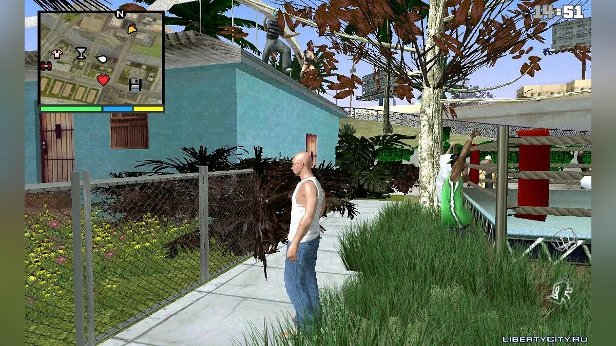 حلبة الملاكمة في شارع جروف / GTA سان أندرياس (iOS، أندرويد)
