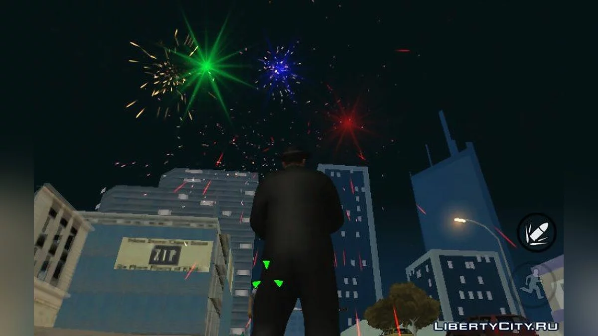 Mod de Fogos de Artifício - Fogos de Artifício de Ano Novo 2019 / GTA San Andreas (iOS, Android)