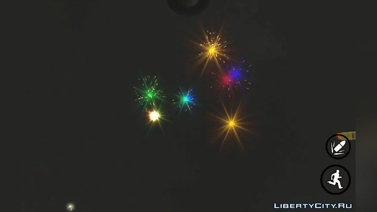 Mod de Fogos de Artifício - Fogos de Artifício de Ano Novo 2019 / GTA San Andreas (iOS, Android)