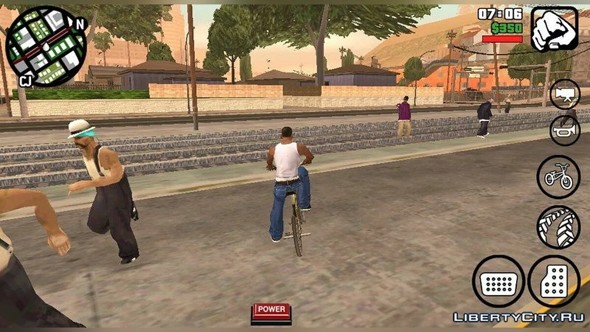 حروب العصابات القاسية - العصابات المسلحة في شوارع المدينة / GTA سان أندرياس (iOS، أندرويد)
