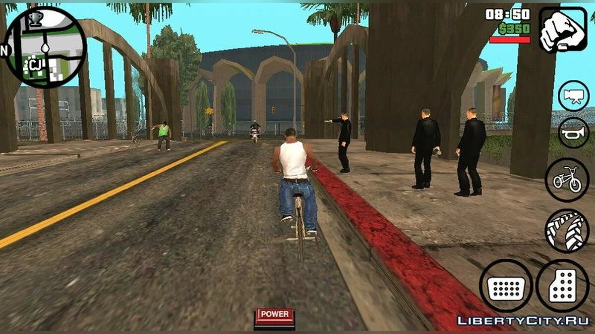 حروب العصابات القاسية - العصابات المسلحة في شوارع المدينة / GTA سان أندرياس (iOS، أندرويد)