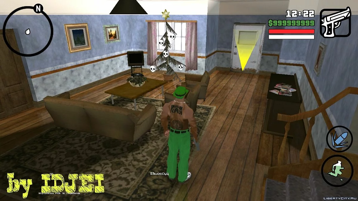 Sapin de Noël pour la maison de CJ / GTA San Andreas (iOS, Android)
