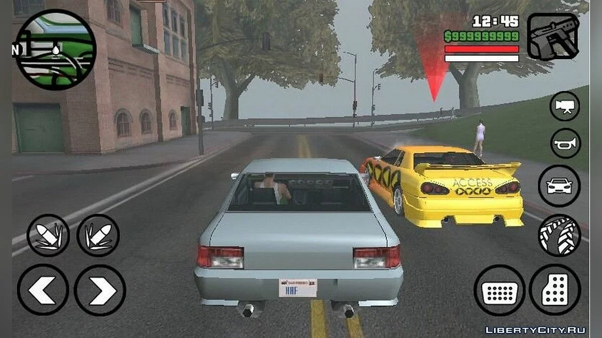 سباقات الشوارع / GTA سان أندرياس (iOS، أندرويد)