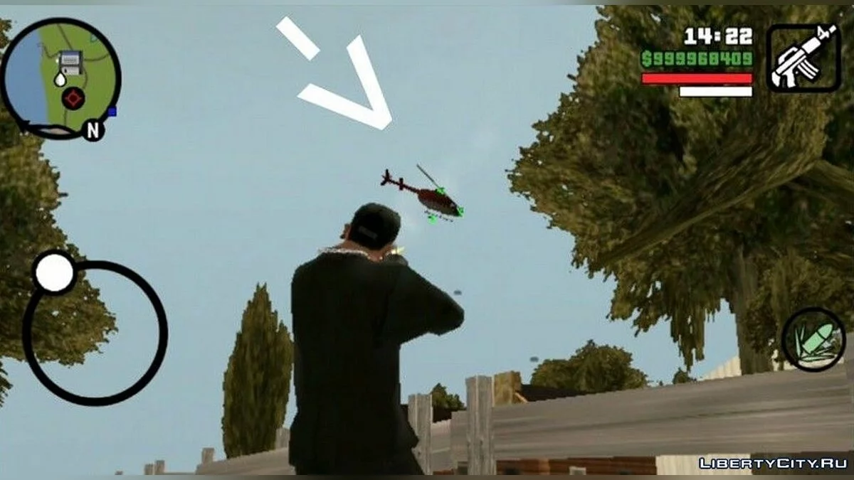 Trafic aérien d'hélicoptères / GTA San Andreas (iOS, Android)