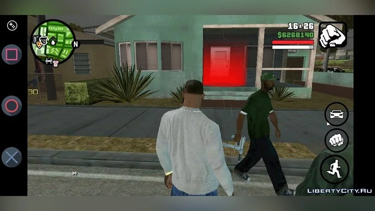 Pengawal Smoke, Ryder, dan Sweet / GTA San Andreas (iOS, Android)