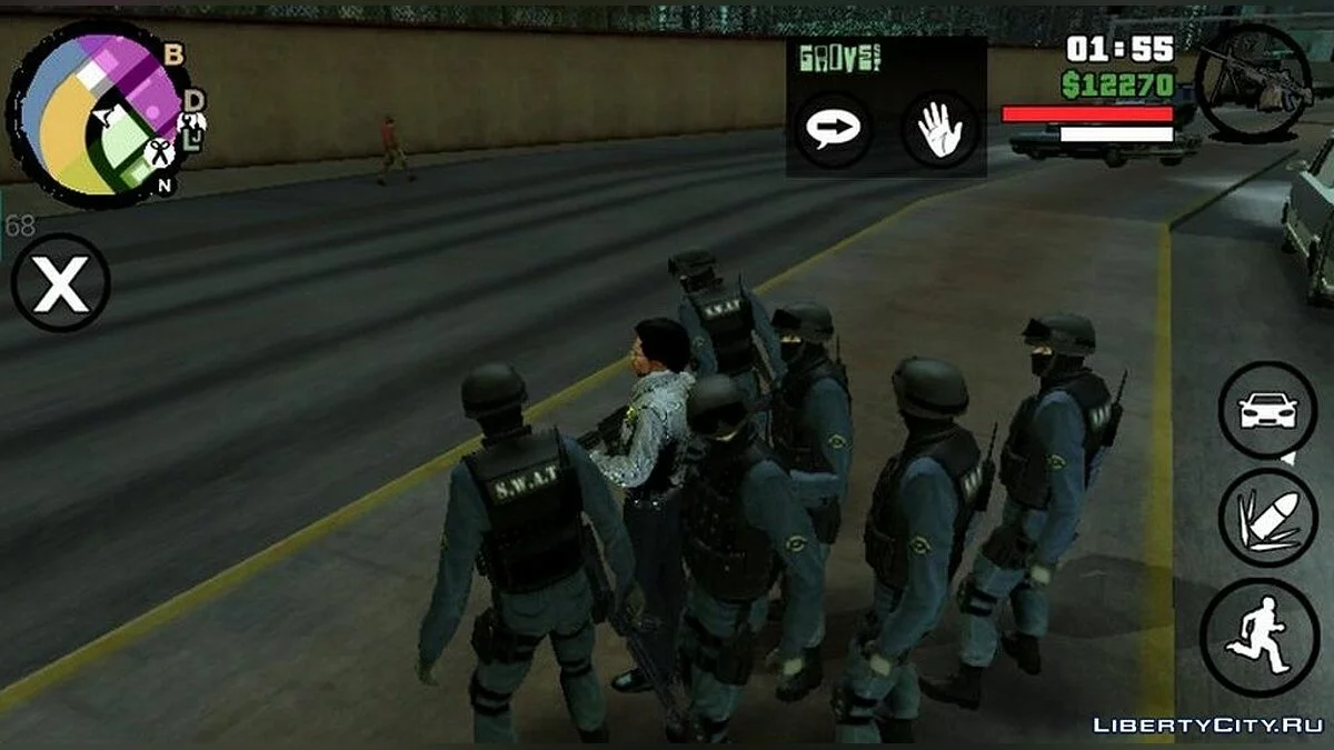 6 спецназівців для захисту / GTA San Andreas (iOS, Android)