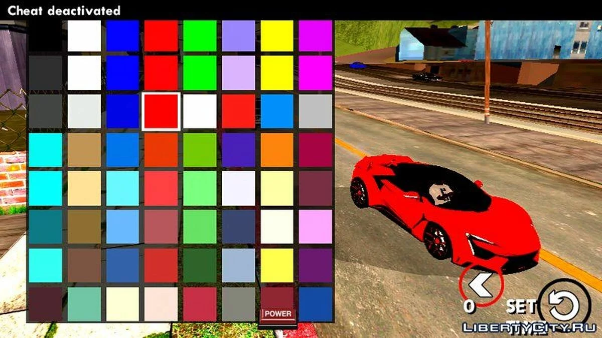 Peinture rapide des véhicules / GTA San Andreas (iOS, Android)