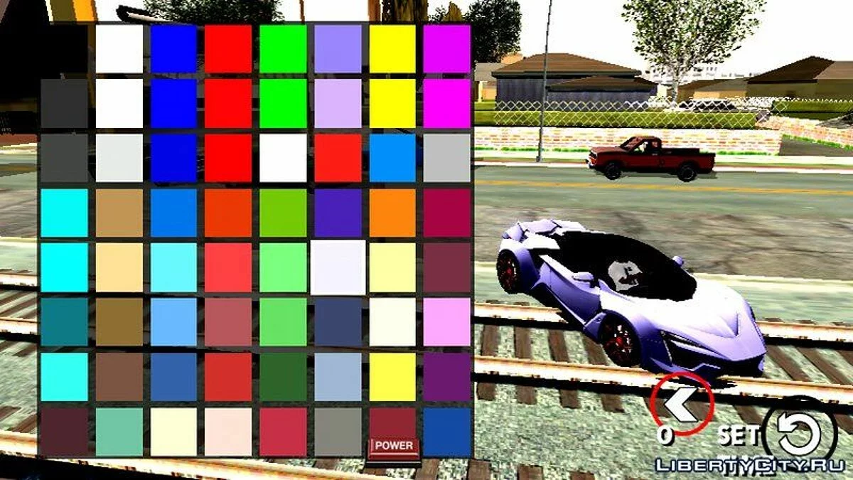 Peinture rapide des véhicules / GTA San Andreas (iOS, Android)