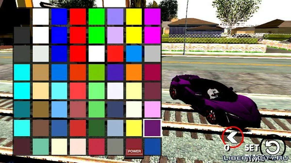 Peinture rapide des véhicules / GTA San Andreas (iOS, Android)