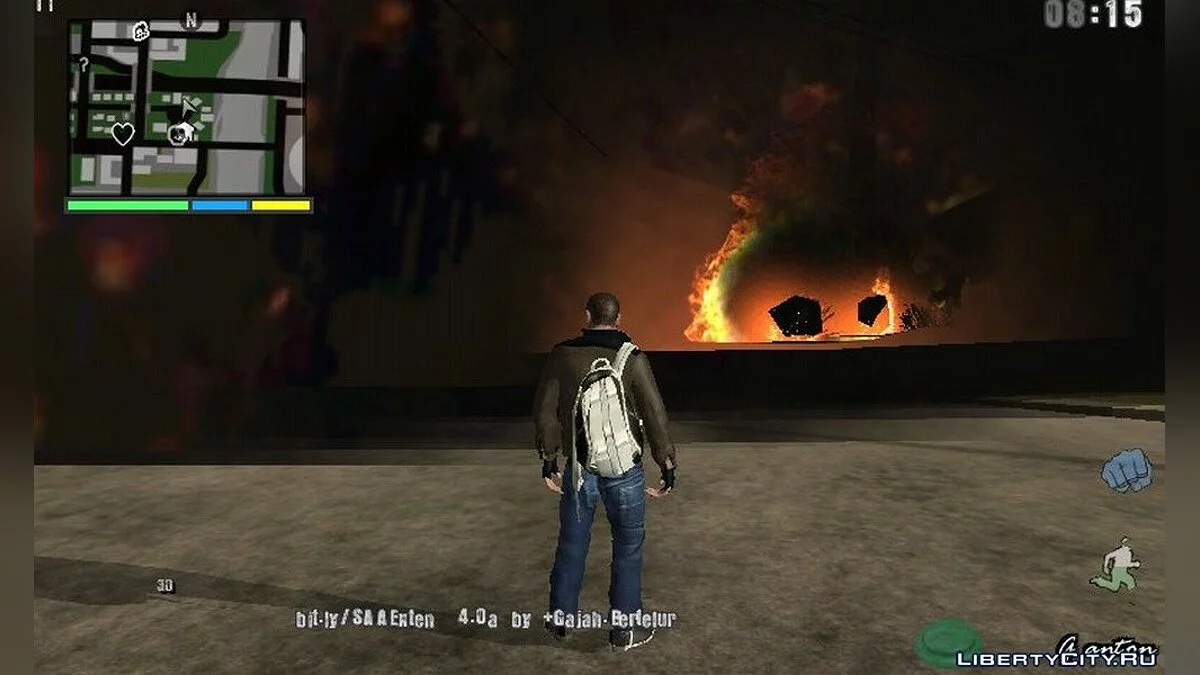 Mod sur la météore / GTA San Andreas (iOS, Android)
