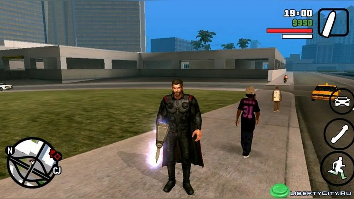 Mod Thor + Stormbreaker / GTA San Andreas (iOS, Android)