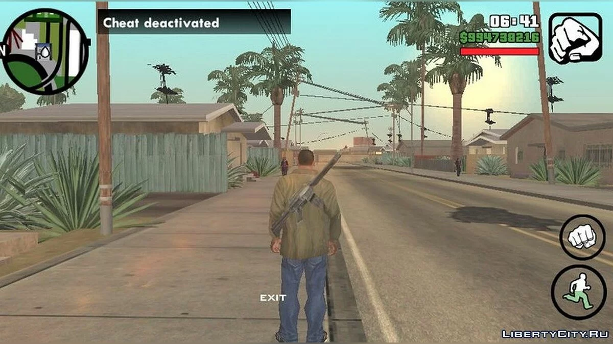 Arme sur le dos / GTA San Andreas (iOS, Android)