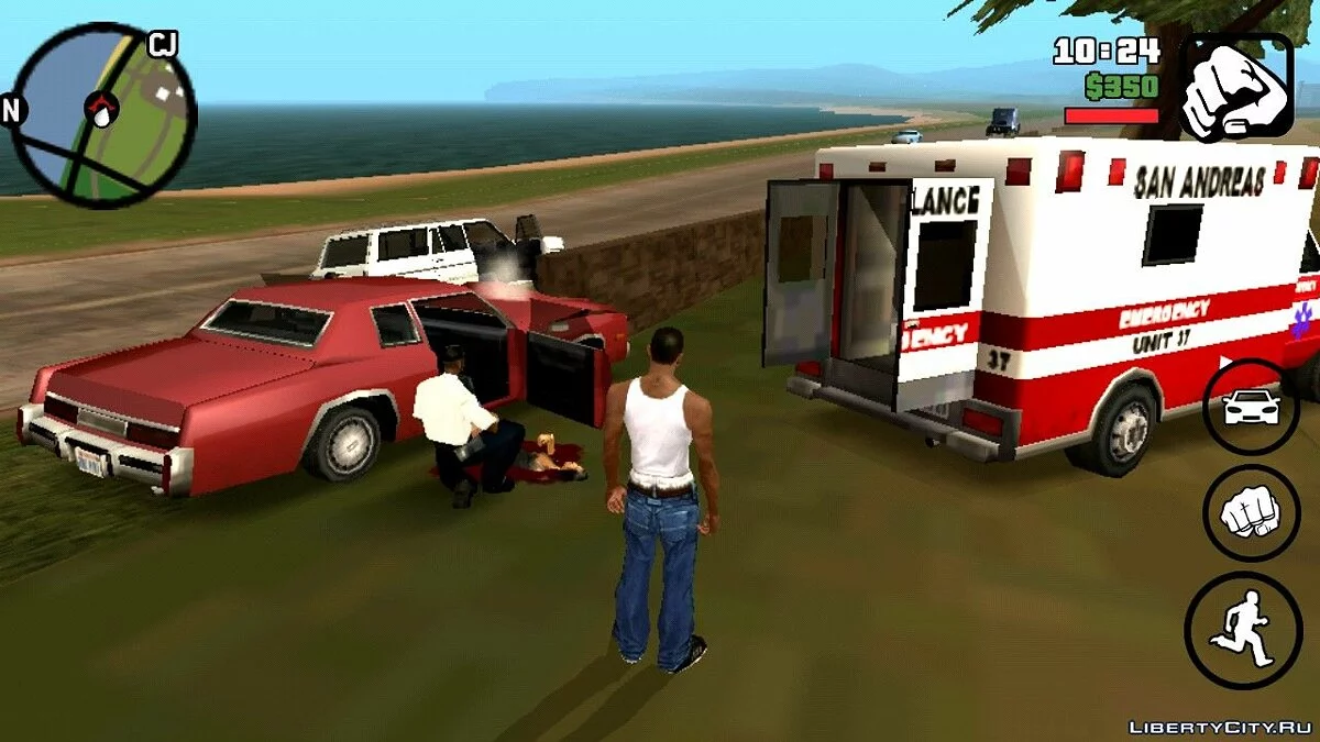 Acidente Perto de Blueberry / GTA San Andreas (iOS, Android)