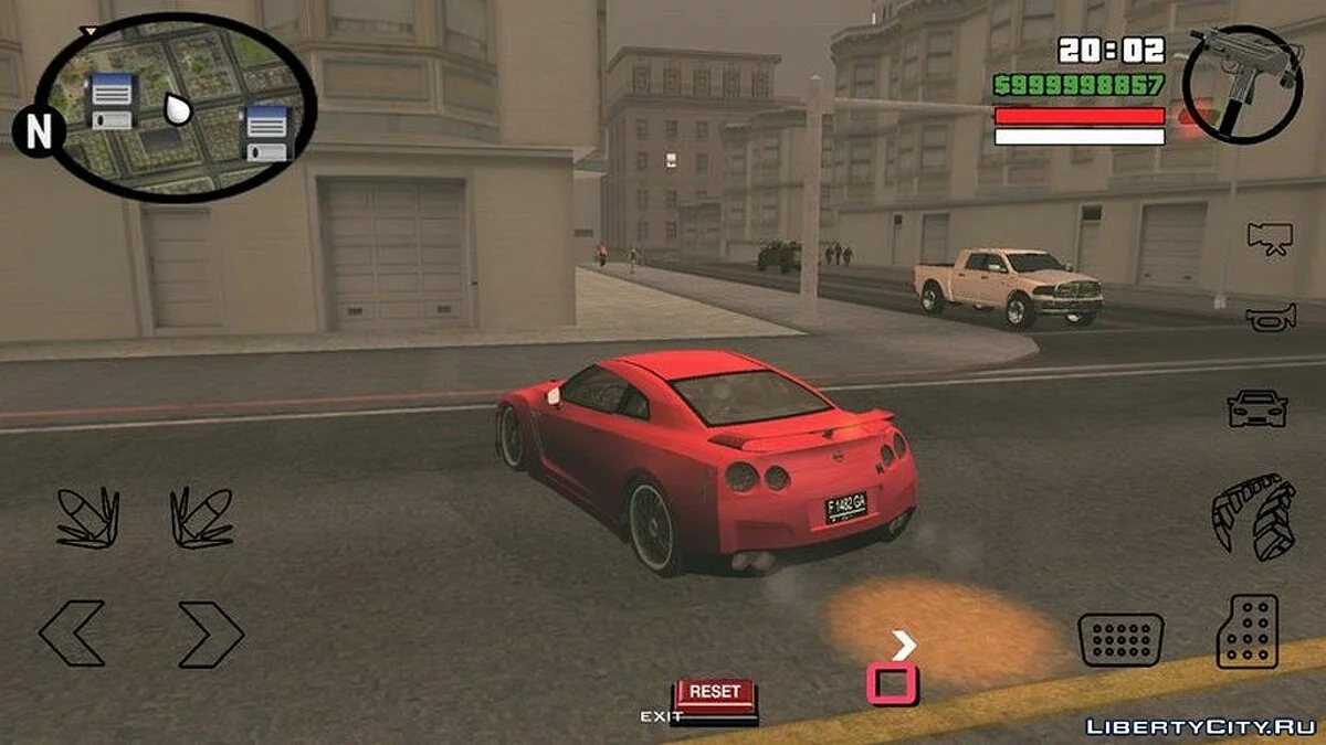Physique des voitures de GTA 4 / GTA San Andreas (iOS, Android)