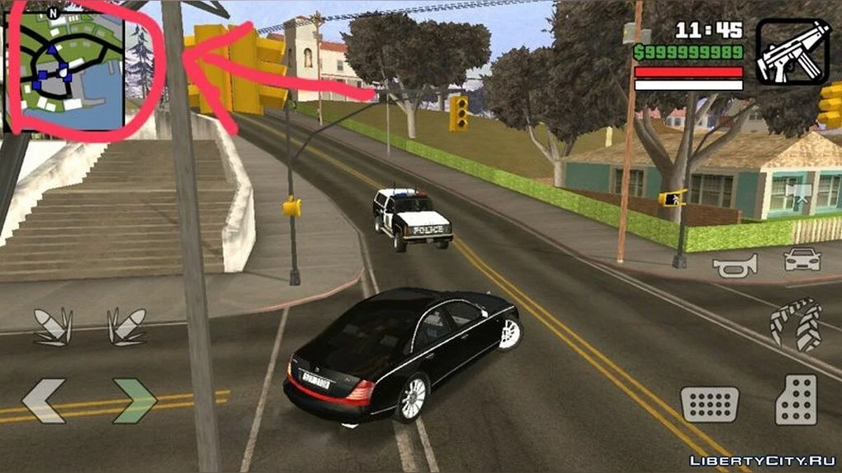 Police Radar / GTA San Andreas (iOS, Android)