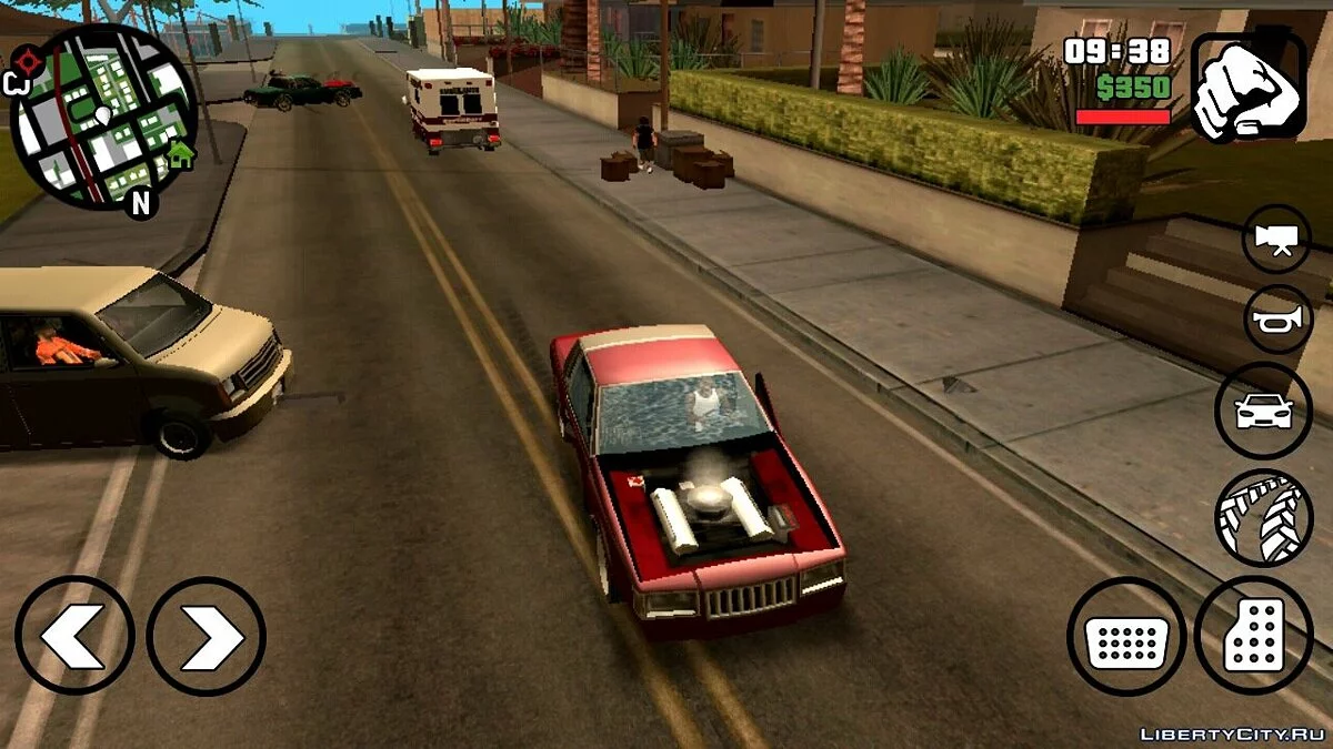 Ambulance in Traffic / GTA San Andreas (iOS, Android)