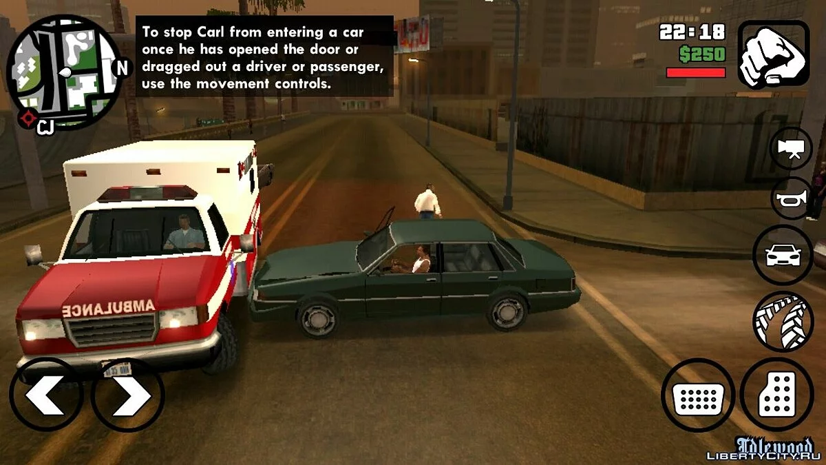 Ambulance in Traffic / GTA San Andreas (iOS, Android)
