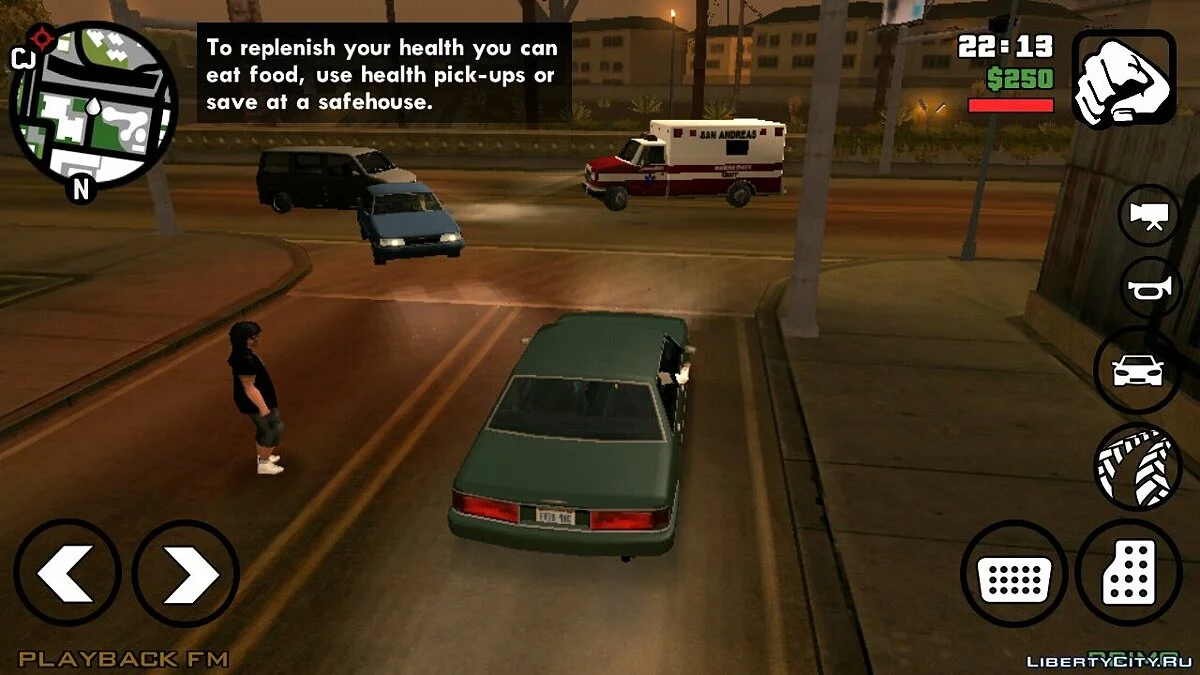 Ambulance in Traffic / GTA San Andreas (iOS, Android)