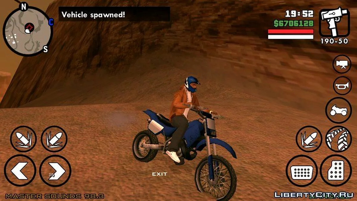Helmet for All Motor Vehicles / GTA San Andreas (iOS, Android)