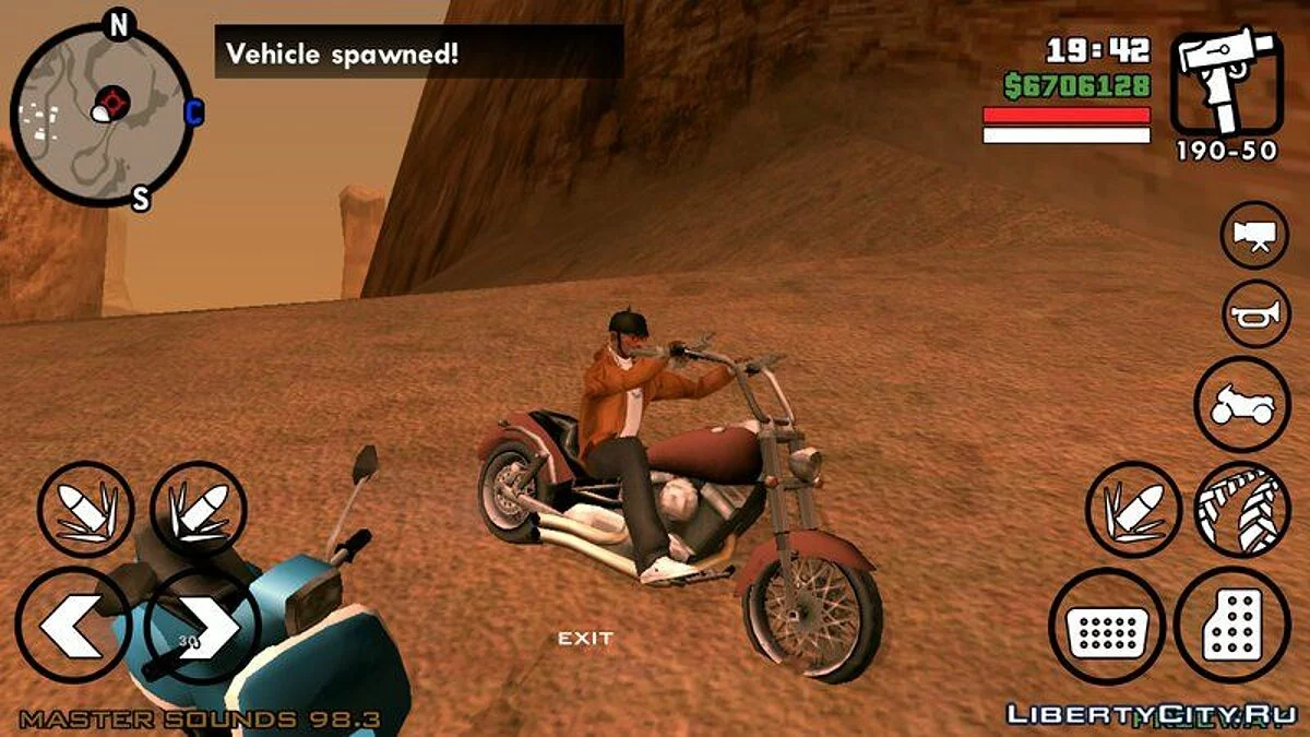 Helmet for All Motor Vehicles / GTA San Andreas (iOS, Android)