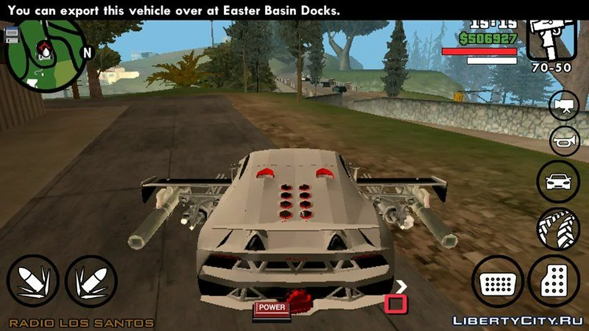 Toutes les voitures ont des armes / GTA San Andreas (iOS, Android)