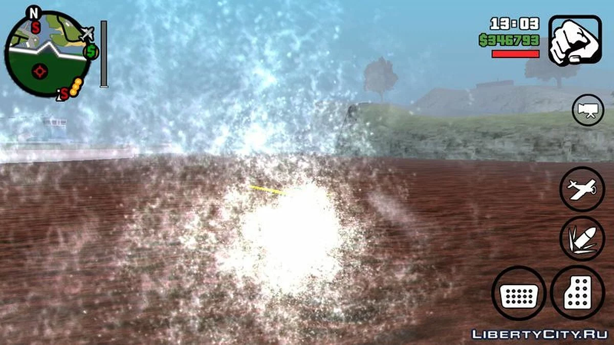 Water Flight Effects / GTA San Andreas (iOS, Android)
